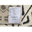 Tapis noir / crème noué à la main de conception unique 3 pi 10 po x 5 pi 9 po New Age