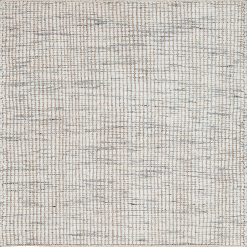Textures Wool Area Rug, Rectangle 6' x 9'