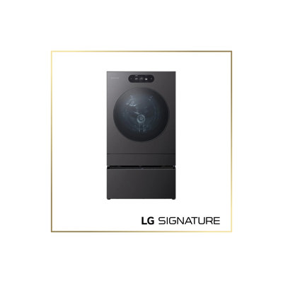 LG SIGNATURE 5.8 cu. ft. Mega Capacity Smart Front Load Washer with Built-In Intelligence, TurboWash® 360°, ezDispense® and Touch LCD Control
