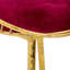 STOOL WITH GREEN CUSHION KD-67963009