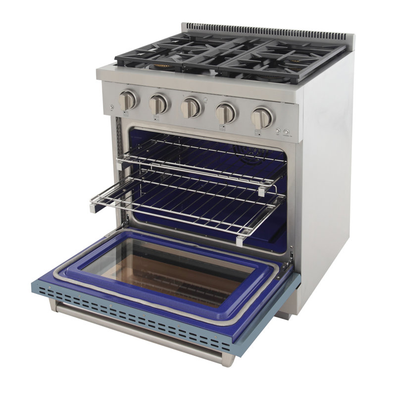 Kucht 30'' W Free Standing Range, Liquid Propane, Light Blue