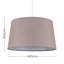 30cm H Cotton Empire Pendant Shade ( Clip On )-40411642-40153346