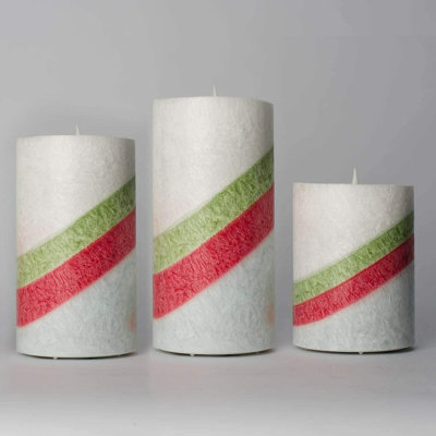 Unscented Flameless Pillar Candle