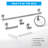 5 - Piece Bathroom Hardware Set
