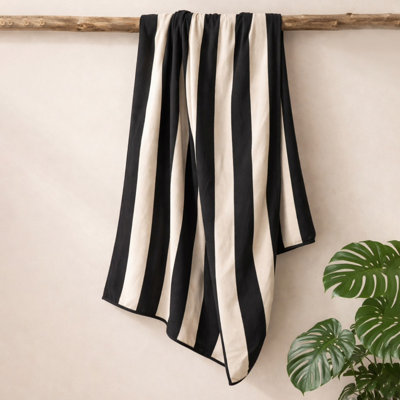 Organic Cotton Striped Beach Towel