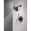 Ensemble de robinet de douche à fonction unique Delta, ensemble de garniture de douche avec pomme de douche H2Okinetic et valve-50198994