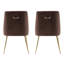 Fauteuil en velours l 21,5 po Koblas-184706835