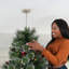 Lustre d'arbre de Noël vert Plug & Play