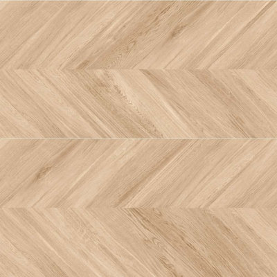 Carreau de porcelaine pour plancher et mur à motif de chevrons 24 po x 48 po Saxon