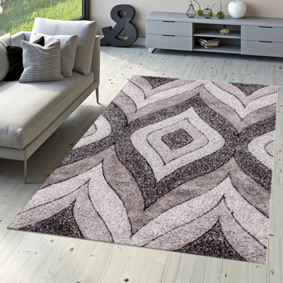 Tapis taupe Rhinecliff