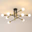 8-Light Sputnik Sphere Semi Flush Mount