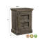 Table de chevet 1 porte Bibbins-63876522-63876520