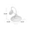 Luminaire de grange d'extérieur H 15,35 po Ekaterina-25414863