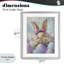 «Sleeping Easter Bunny with Eggs», reproduction sous verre encadrée, design par The Prints Vibe-130836014-130836011