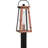 Seng 1-Light Aged Copper Outdoor Post Lantern
