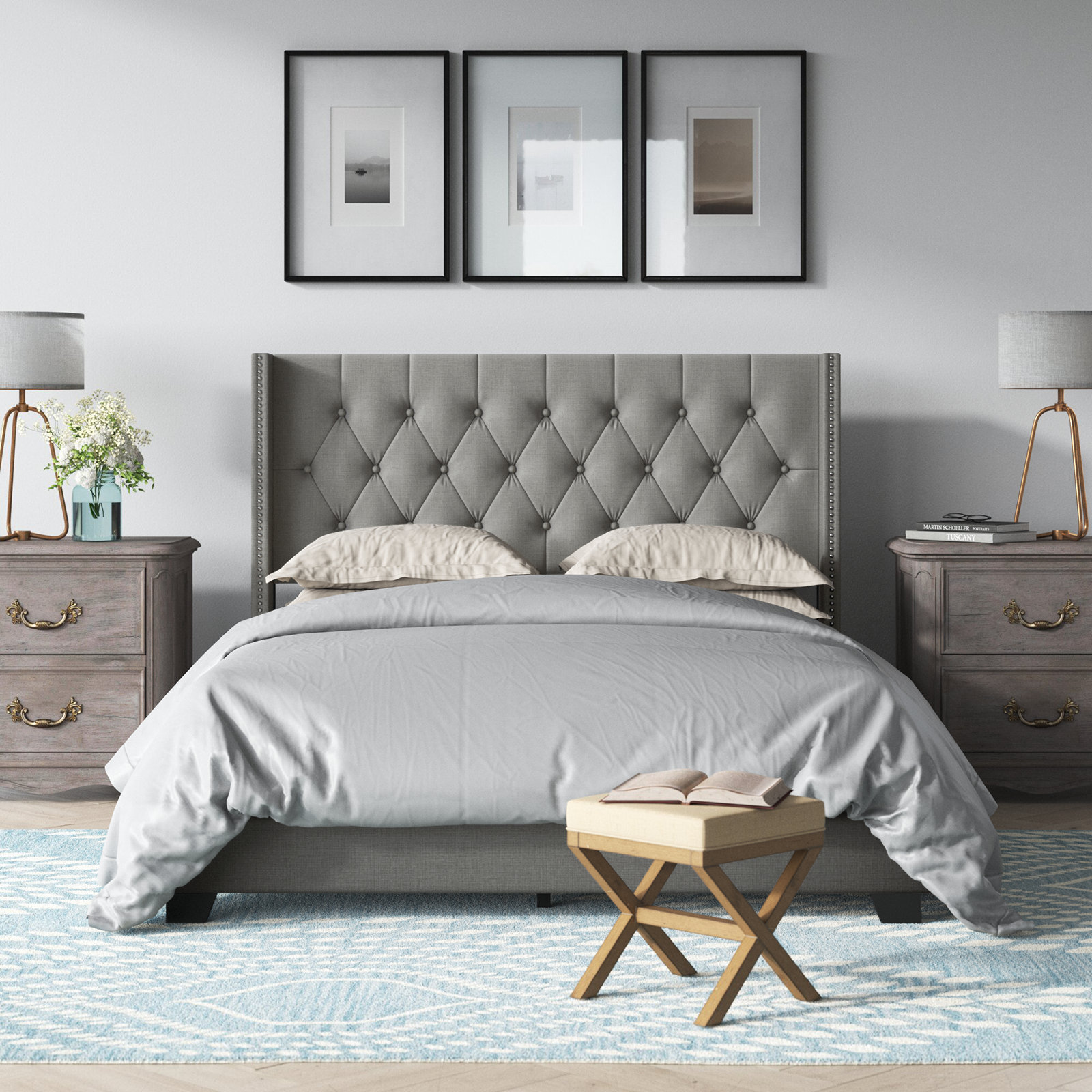 Lark Manor Amberlee Upholstered Bed & Reviews | Wayfair