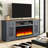 TV Stand with fireplace-1150213976