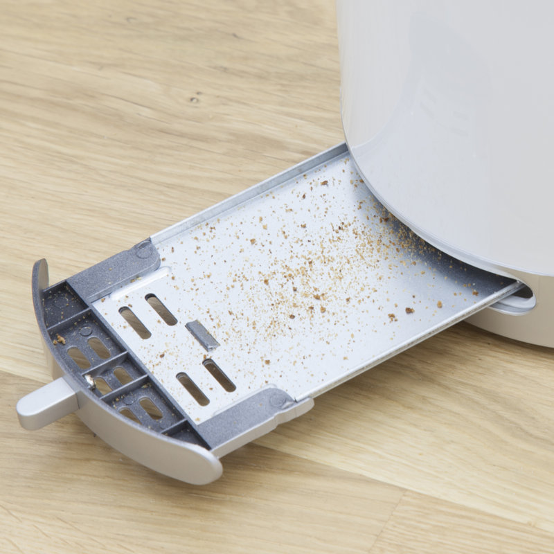 2 Slice Toaster, White