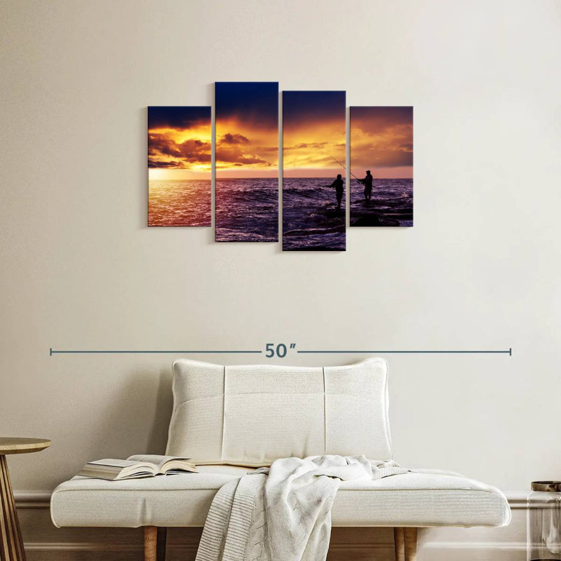 Senne Sunrise Pêche, H 22 po x l 36 po