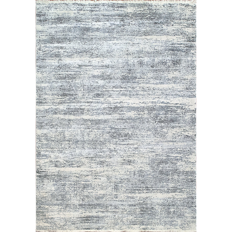 Matsuda Viscose Abstract Indoor Rug, Rectangle 7'8" x 10'7"