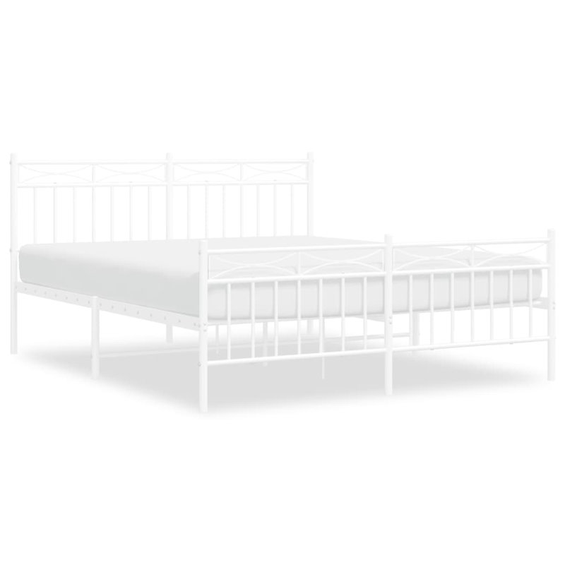 Abygaile Bed Frame, Kingsize (5'), White