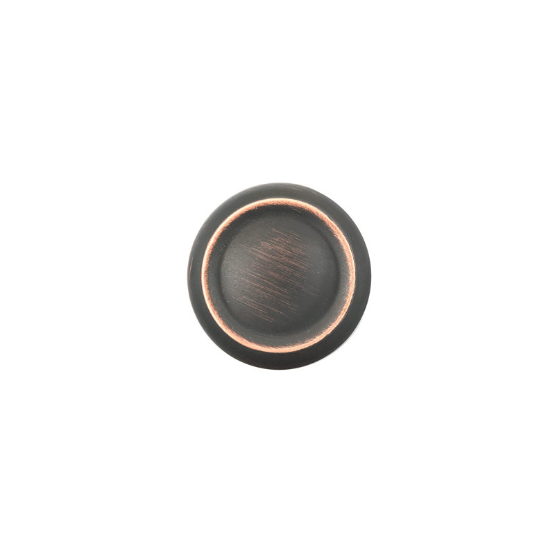 Expression 1 3/16" Diameter Round Knob, Brushed Oil-Rubbed Bronze