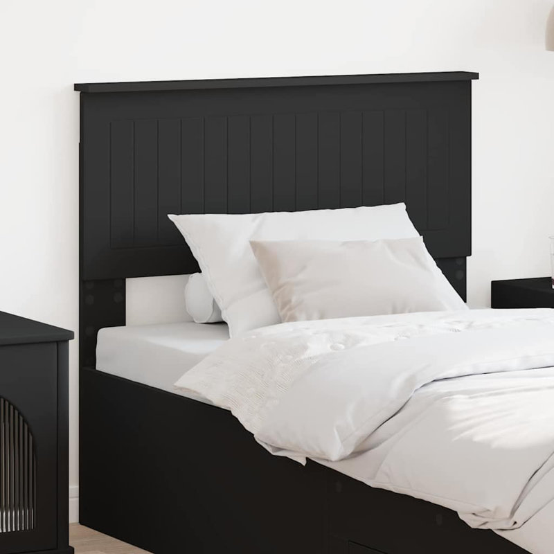 Headboard, Black Oak, UK Single - DE 90 x 190 cm