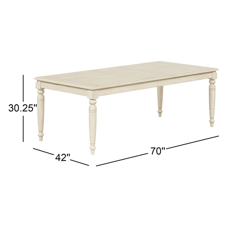 Table de salle à manger standard Bellamy Lane - Blanc