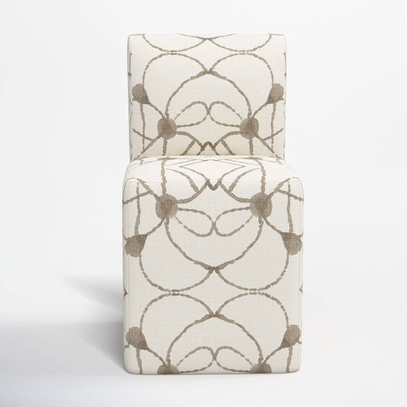 Mendy Dining Chair, Hans Cream Geometric