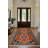 Lydia Collection Digital Print Cotton-Polyester Brown Moroccan Rug-1104706392