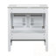 Meuble-lavabo de salle de bain avec lavabo simple, 2 portes et un tiroir-371104098-371104105