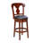 Claxton Swivel Upholstered Faux Leather Counter Stool-1282908008