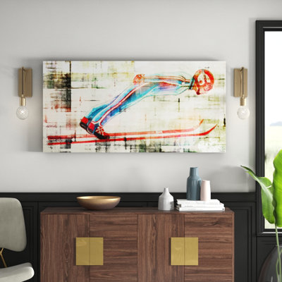 Landing 1 Piece Wrapped Canvas Painting