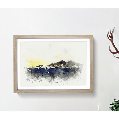Rocky Mountains in Colorado in Abstract - Picture Frame Graphic Art Print