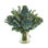Traditional Thistle Hydrangea and Lilac Arrangement in Glass Vase with Rope Accent