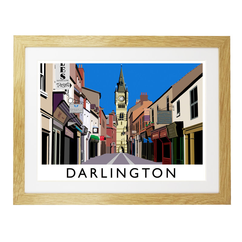Richard O'Neil - Print, 44 cm H x 54 cm W x 2.2 cm D, Oak Wood Frame