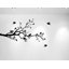 Adhésif décoratif branches d'arbres avec oiseaux pour chambre de bébé