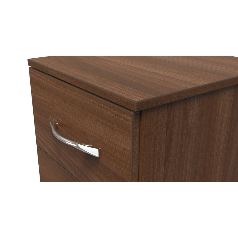 Tabatha 39.5cm W 4 - Drawer Chest of Drawers, Walnut