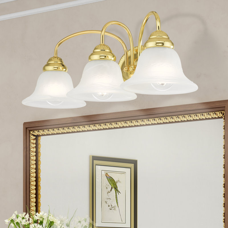 Nicolas 3 - Light Dimmable Vanity Light, Polished Brass