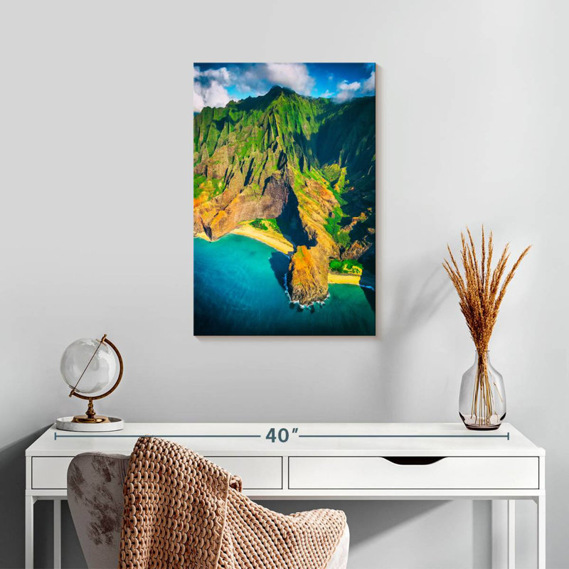 Gillard Na Pali Coast Lookout, 24" H x 16" W