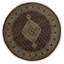 Tapis oriental rouge en coton / laine 6 pi 7 po Kasumbi