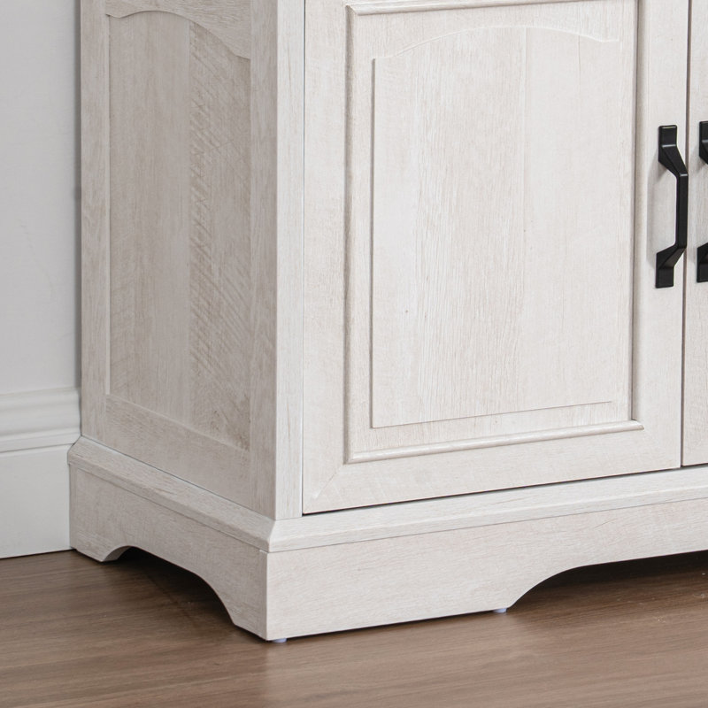 Grand buffet 65,75 "avec porte en bois