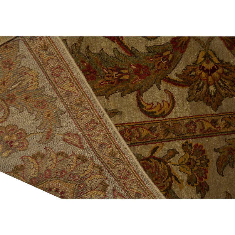 Wool Oriental Area Rug in Gray
