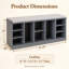 Banc de rangement pour 10 paires de chaussures