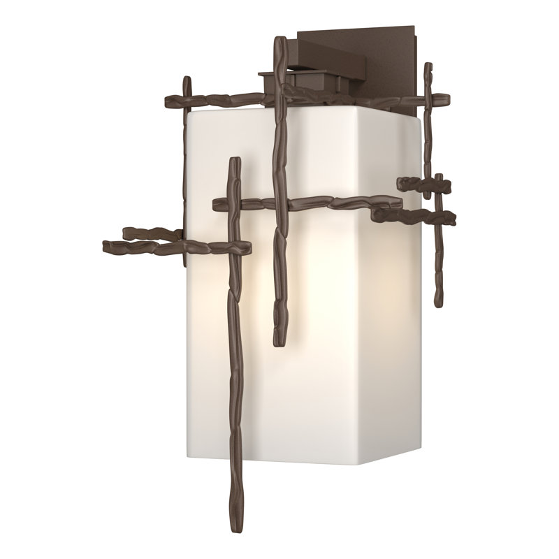 Tura Aluminum Outdoor Sconce, Coastal Bronze, 18.9" H x 11.5" W x 11.5" D