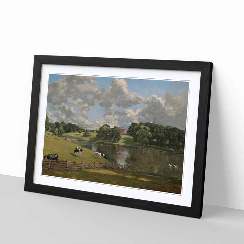 John Constable - Single Picture Frame Painting, Black