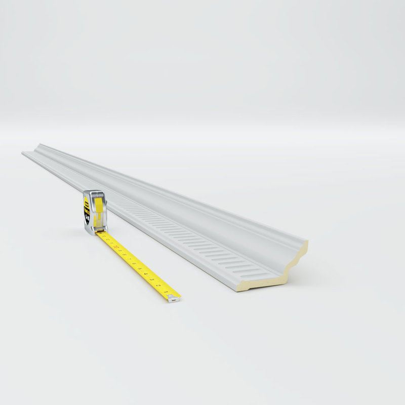 Viceroy White Polyurethane Crown Moulding 94.5"