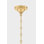 Cambridge Chandelier in Aged Brass/Soft Crimson by Mark D. Sikes