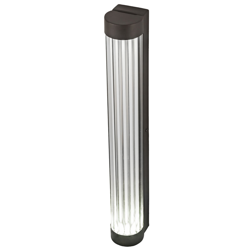 Cilindro Pipette Steel LED Flush Mounted Sconce