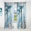 «Blue Wave» liquide Art - rideau en velours moderne - obscurcissant - 1 panneau-71741089